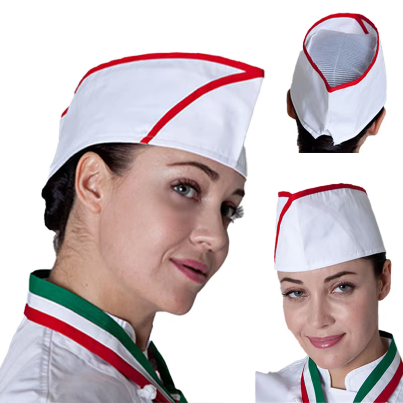 Kitchen Gadgets For Women - Catering Chef Boater hat Restaurant Kitchen