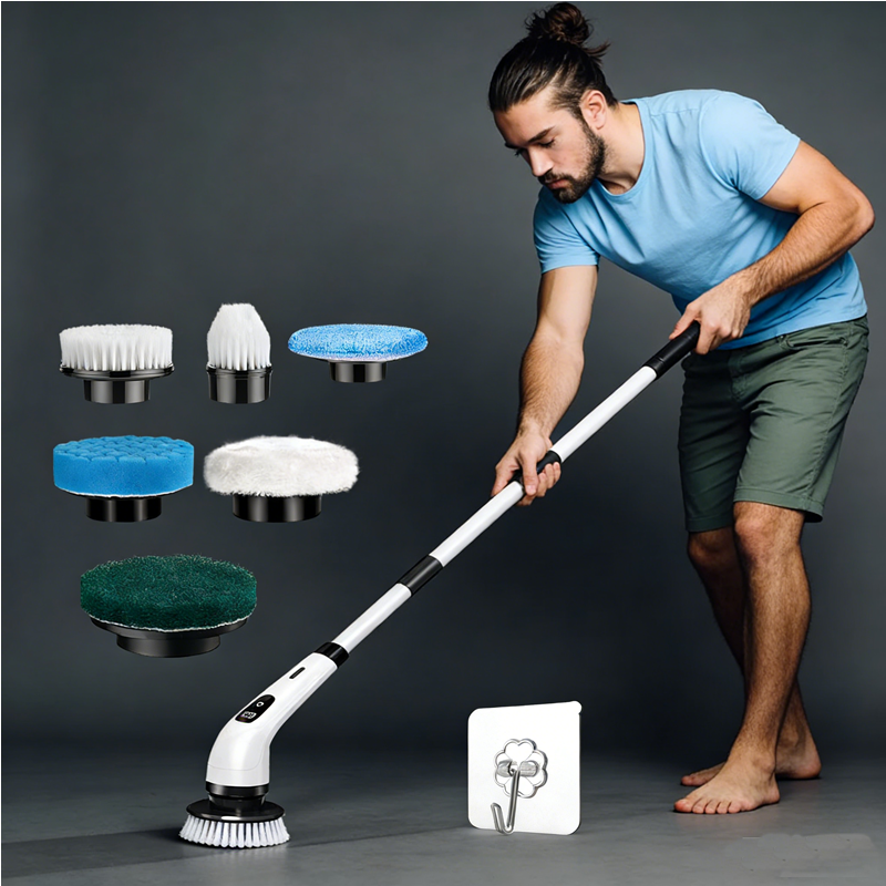 Kitchen Gadgets Electric - Cordless Household Spin Scrubber Kitchen Gadgets