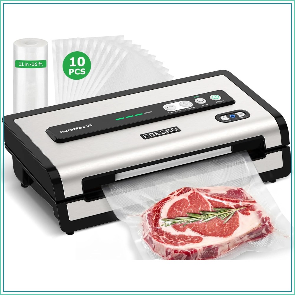 Food Vacuum Sealer - Automatic Vacuum Sealer for Food, Hands-Free,