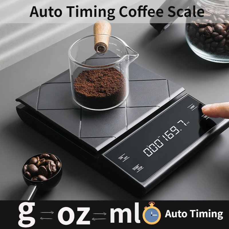 Digital Kitchen Scale - USB Charging Kitchen Coffee Scale with