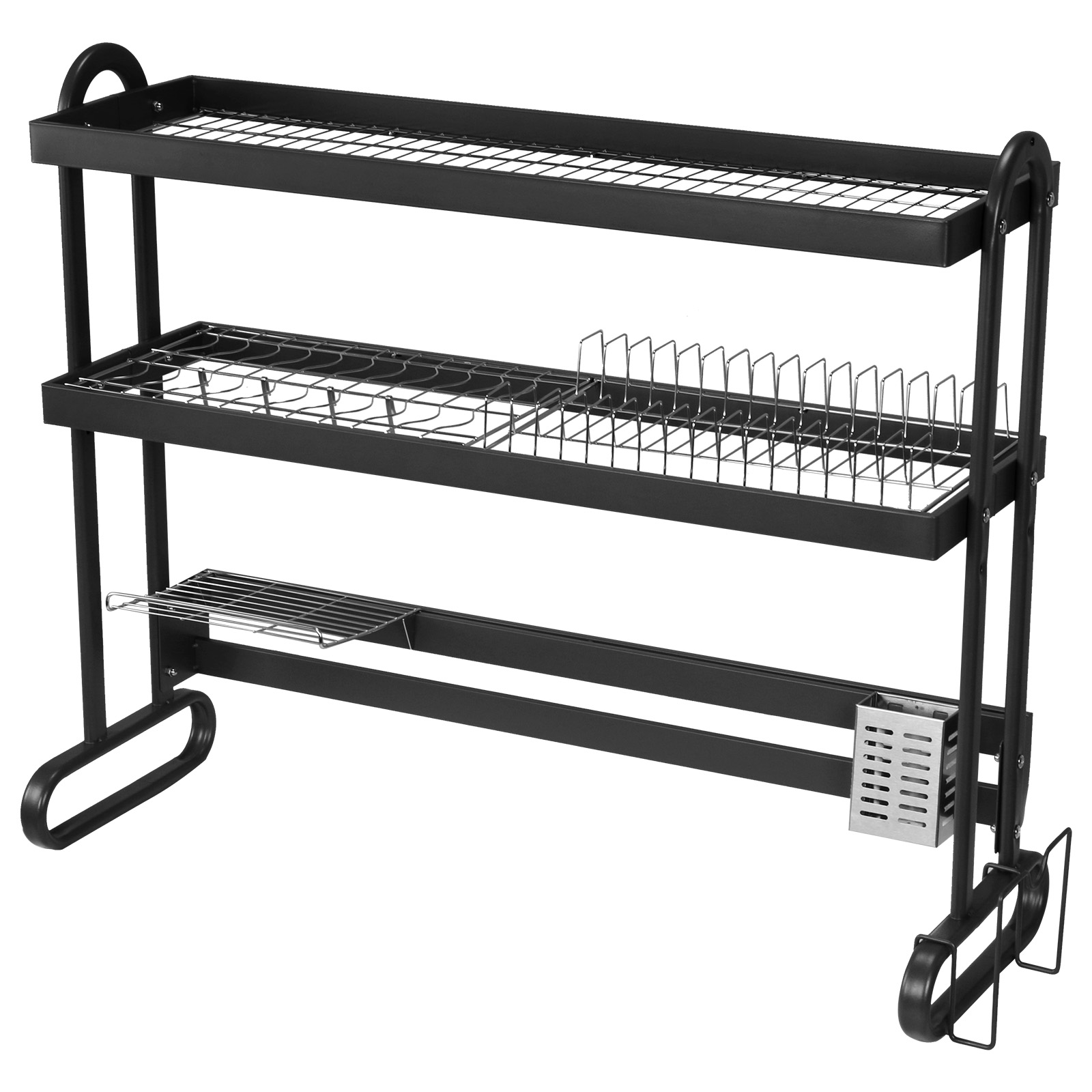 Stainless Steel Dish Drainer w - مراجعة Kitchen Utensil Holder وسعره