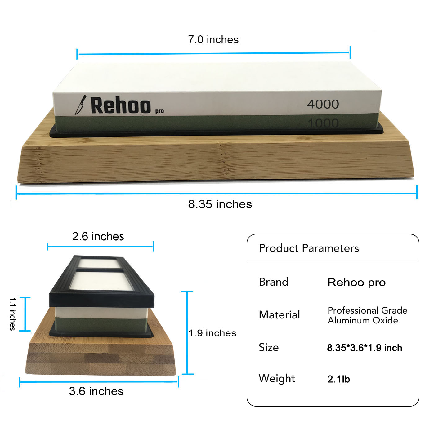 Rehoo Double-sided Sharpening  - مراجعة Kitchen Gadgets For Chefs وسعره