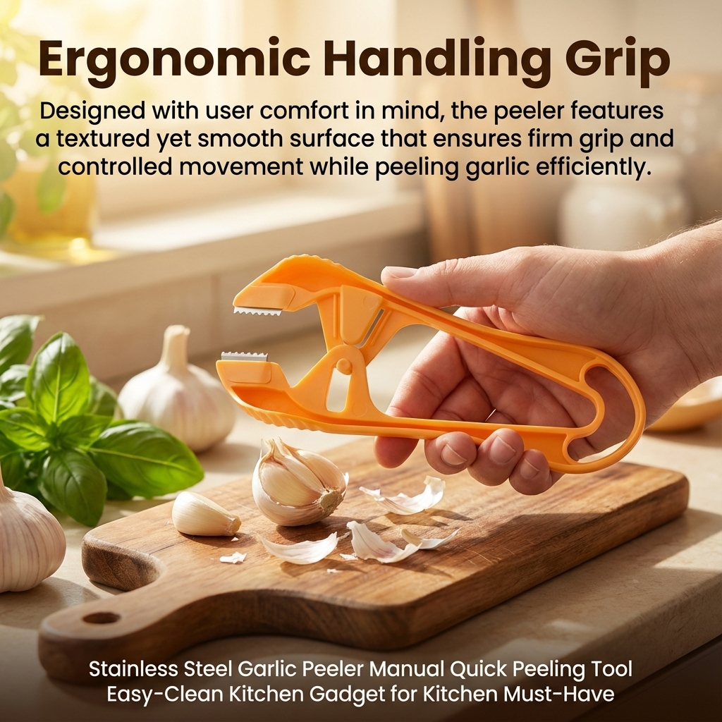 Stainless Steel Garlic Peeler  - مراجعة Kitchen Gadgets For Chefs وسعره