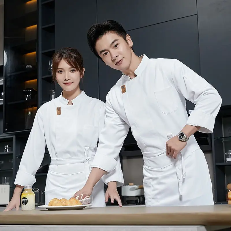 men Chef Uniform long sleeves  - مراجعة Kitchen Gadgets For Women وسعره