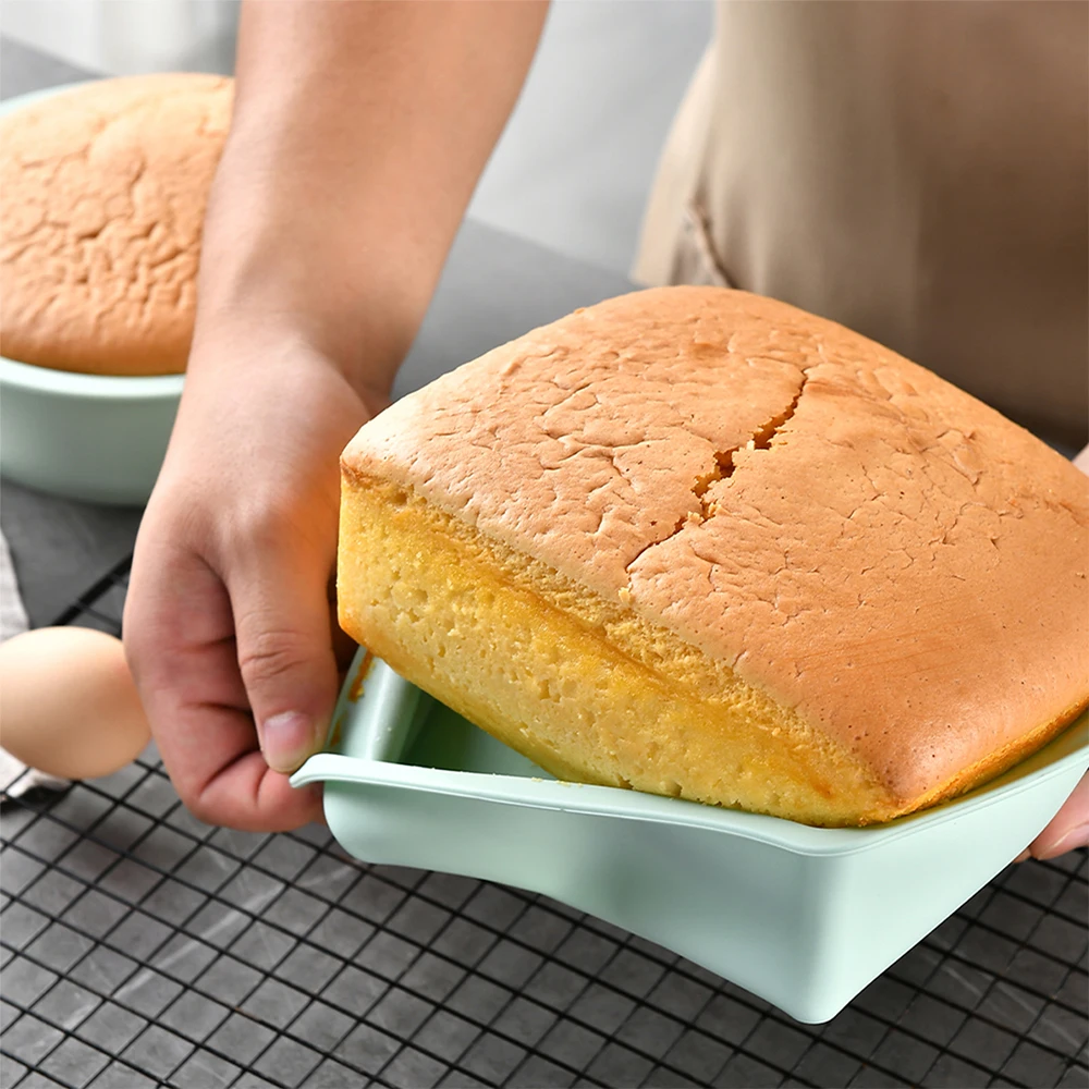 1/4Pcs Silicone Square Cake Mo - مراجعة Kitchen Gadgets Ninja وسعره