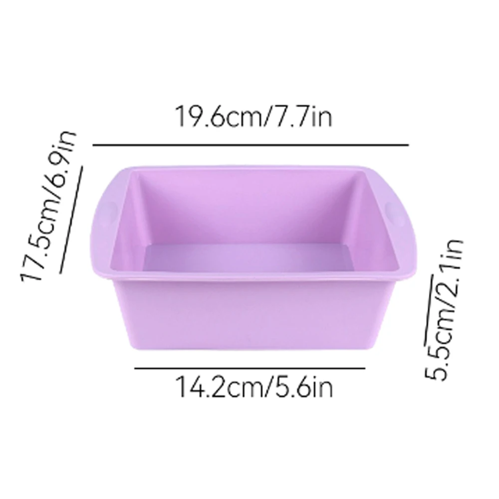 1/4Pcs Silicone Square Cake Mo - مراجعة Kitchen Gadgets Ninja وسعره