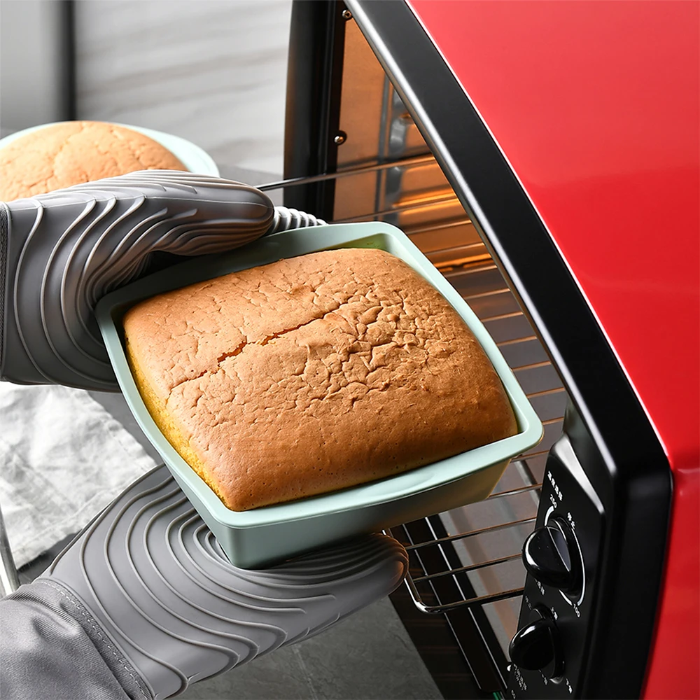1/4Pcs Silicone Square Cake Mo - مراجعة Kitchen Gadgets Ninja وسعره