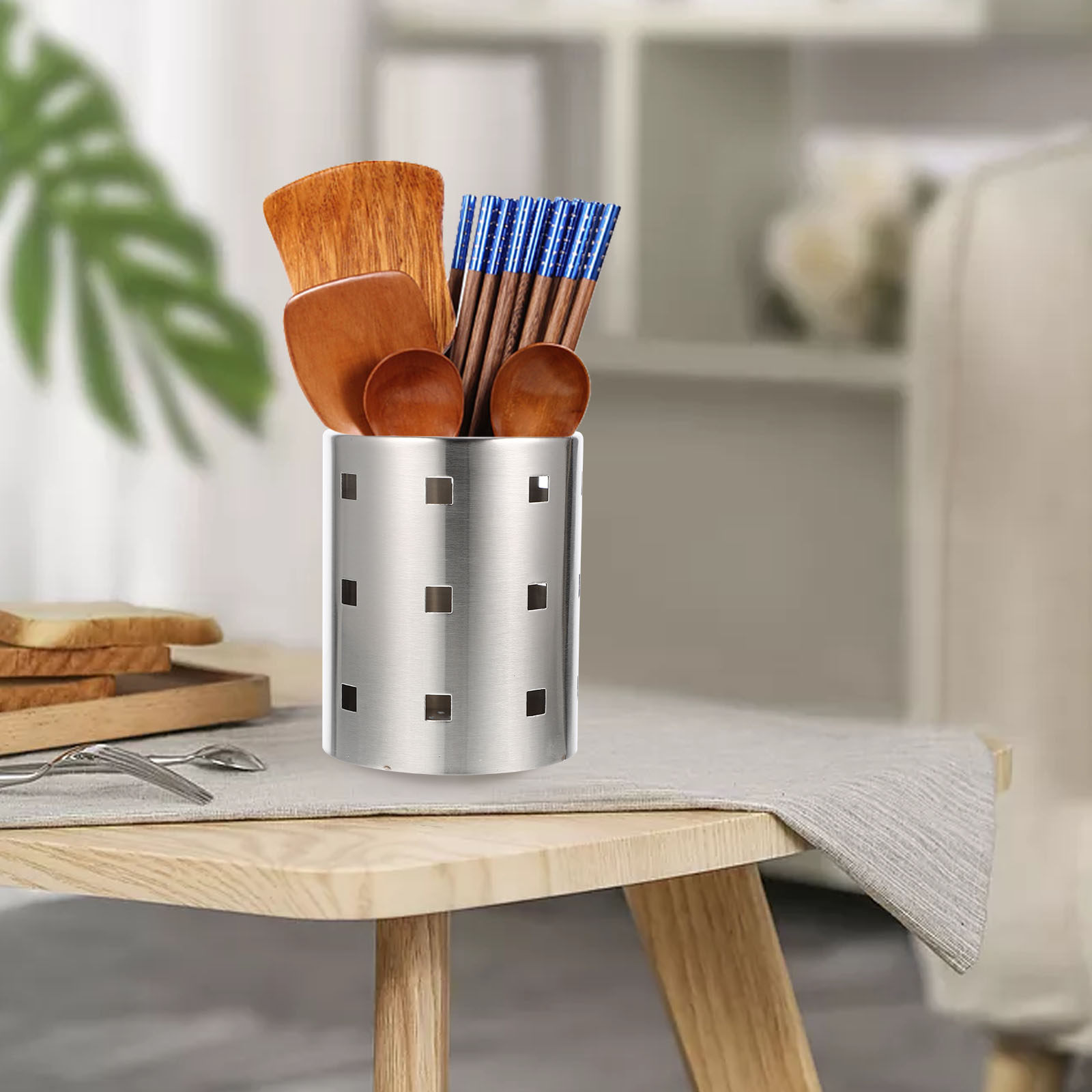 Stainless Steel Chopstick Hold - مراجعة Kitchen Utensil Holder وسعره