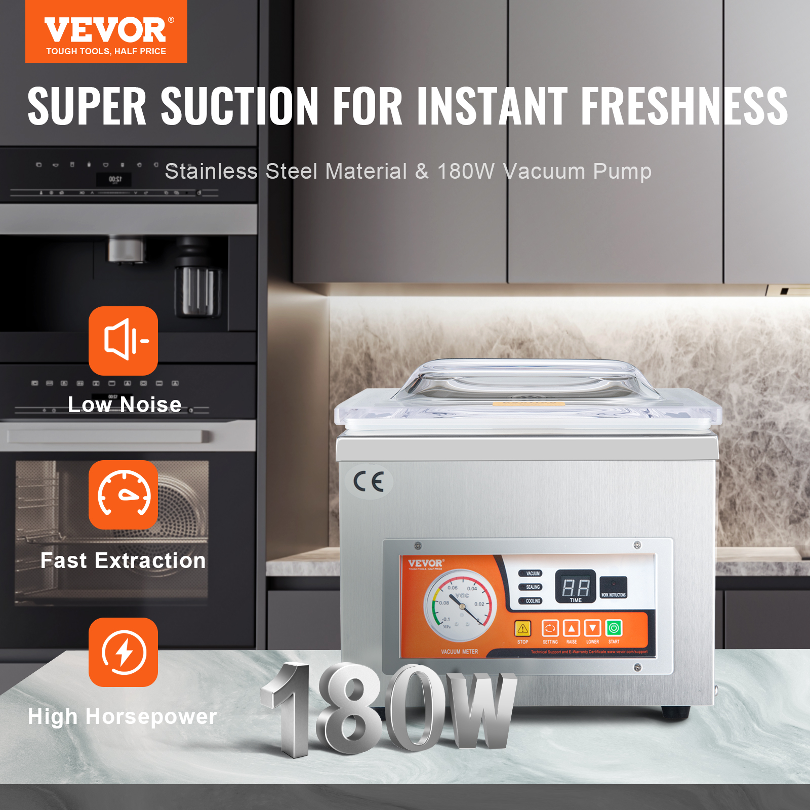 SucceBuy DZ-260A Chamber Vacuu - مراجعة Food Vacuum Sealer وسعره