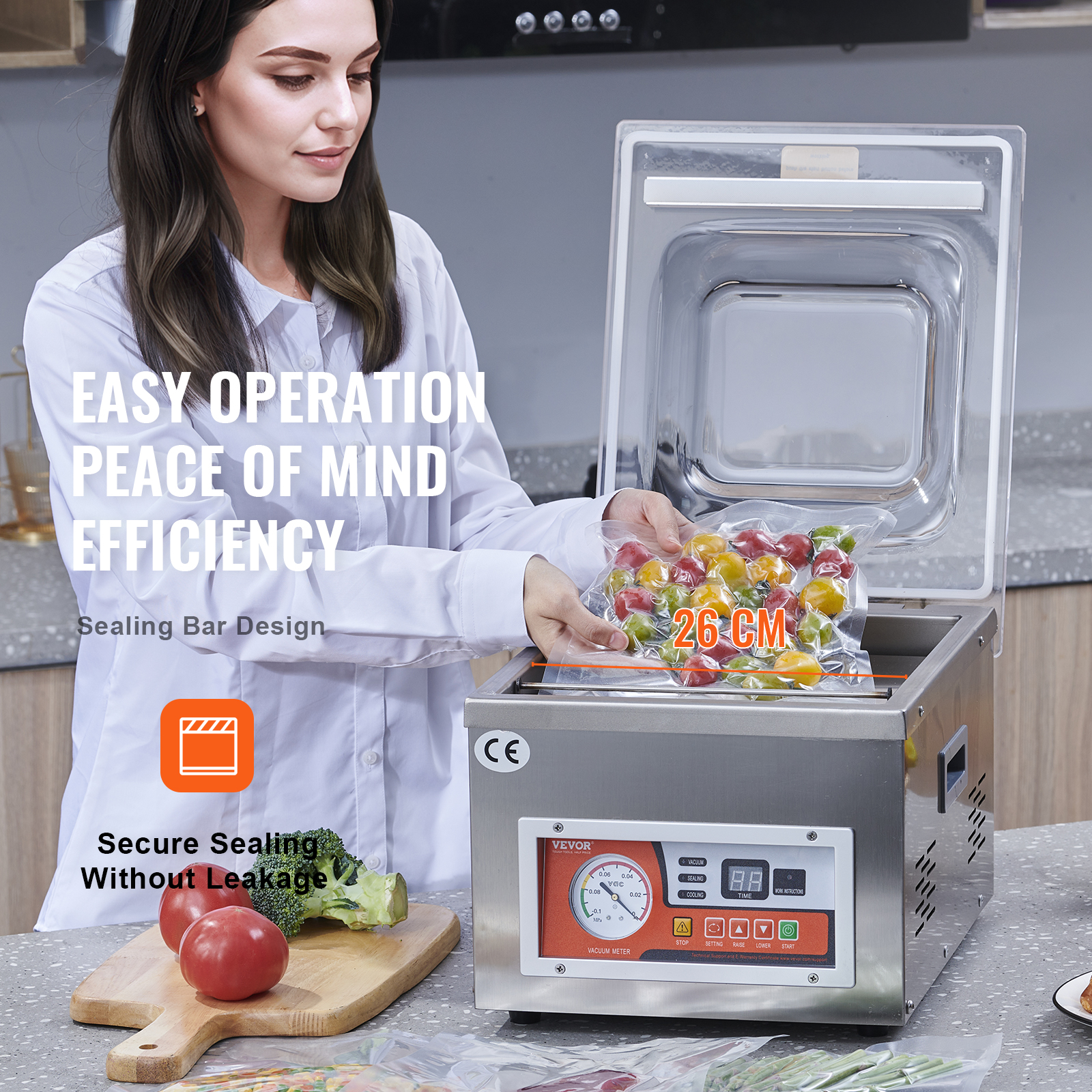 SucceBuy DZ-260A Chamber Vacuu - مراجعة Food Vacuum Sealer وسعره