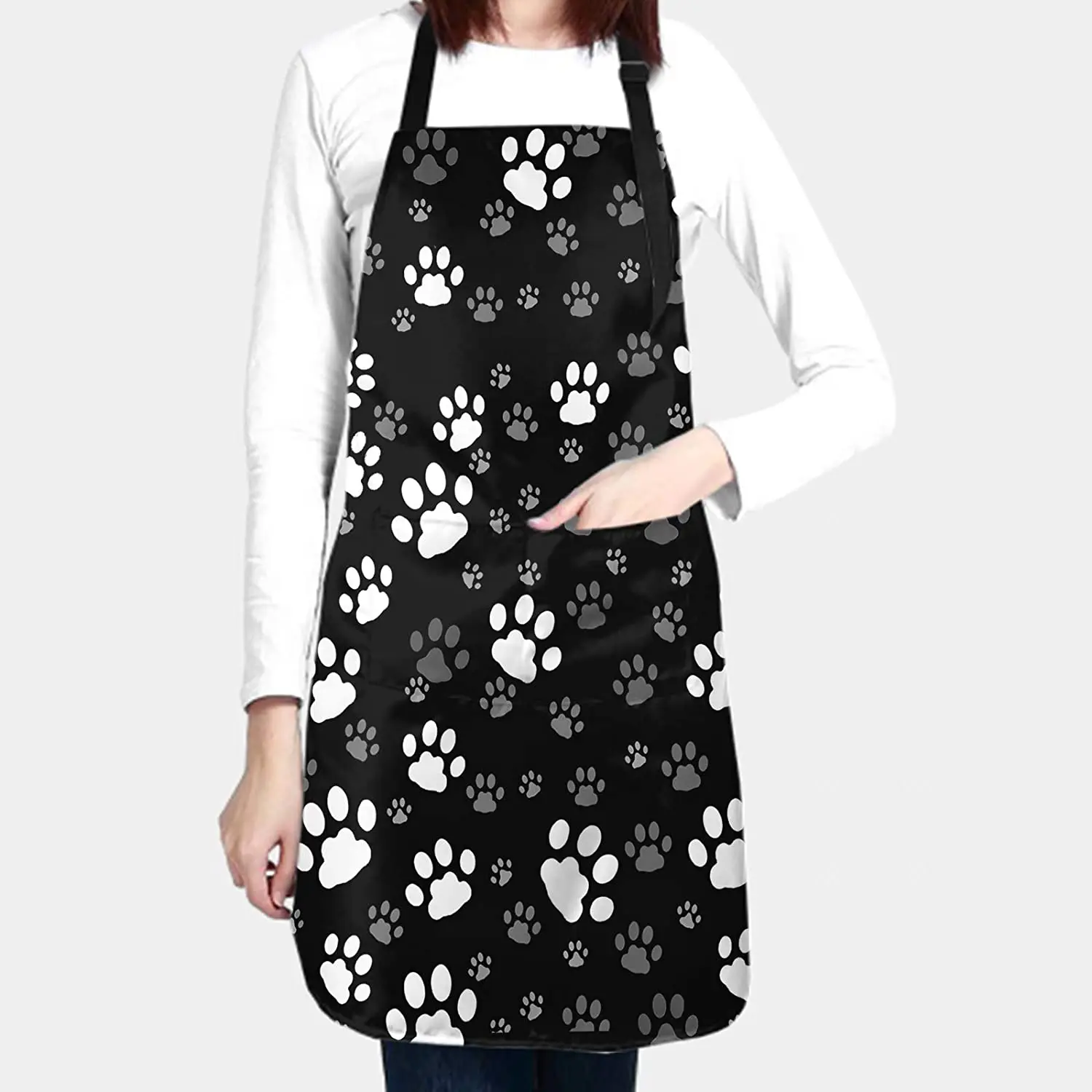 Funny Dog Paw Animal Apron wit - مراجعة Kitchen Gadgets For Women وسعره