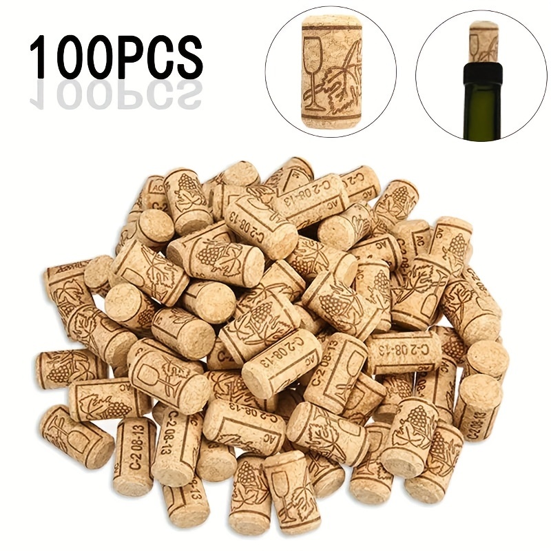 100pcs Wine Cork Stopper Natur - مراجعة Kitchen Gadgets Ninja وسعره