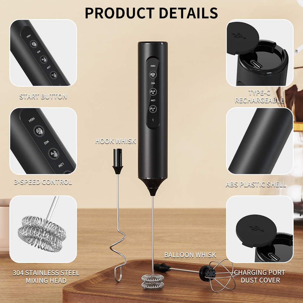 3 in 1 Electric Handheld Milk  - مراجعة Kitchen Gadgets Electric وسعره