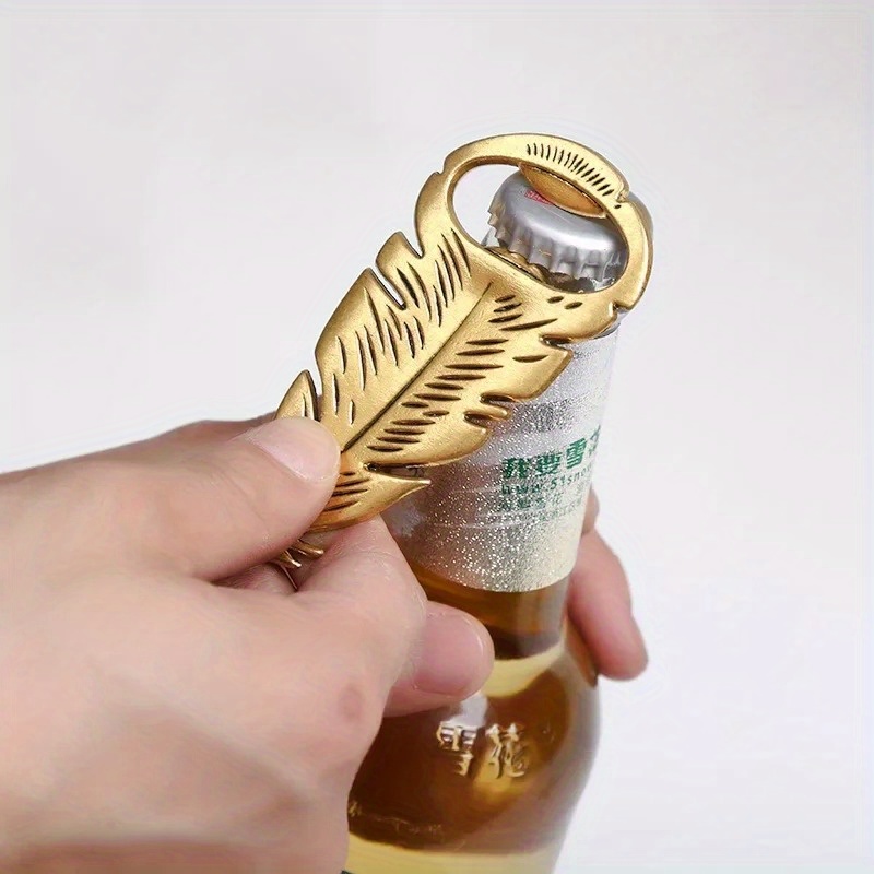 Gold Feather Zinc Alloy Beer B - مراجعة Kitchen Gadgets For Gifts وسعره