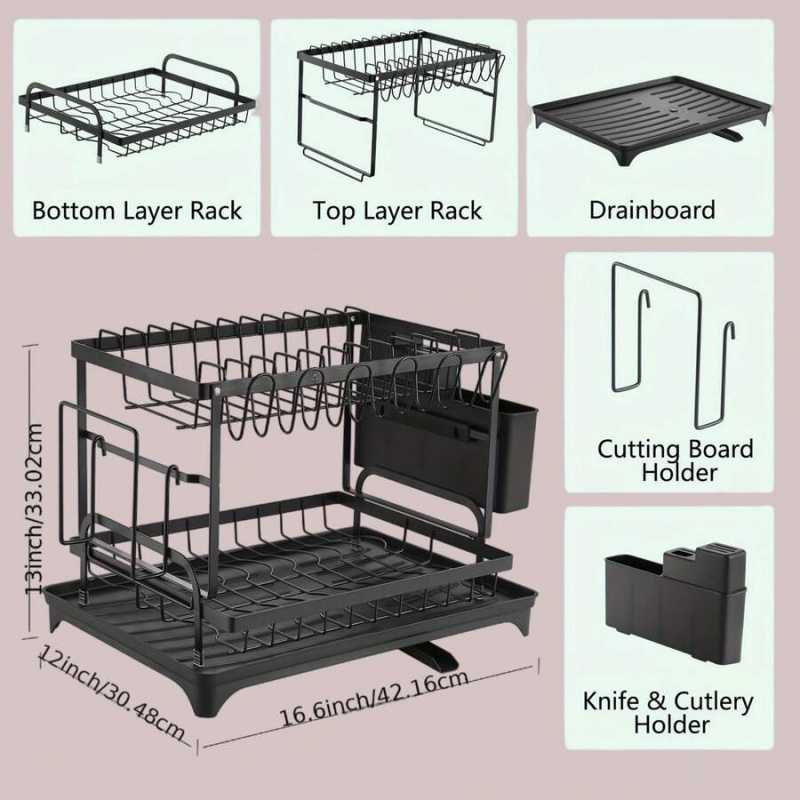Rustproof Stainless Steel Dish - مراجعة Kitchen Utensil Holder وسعره