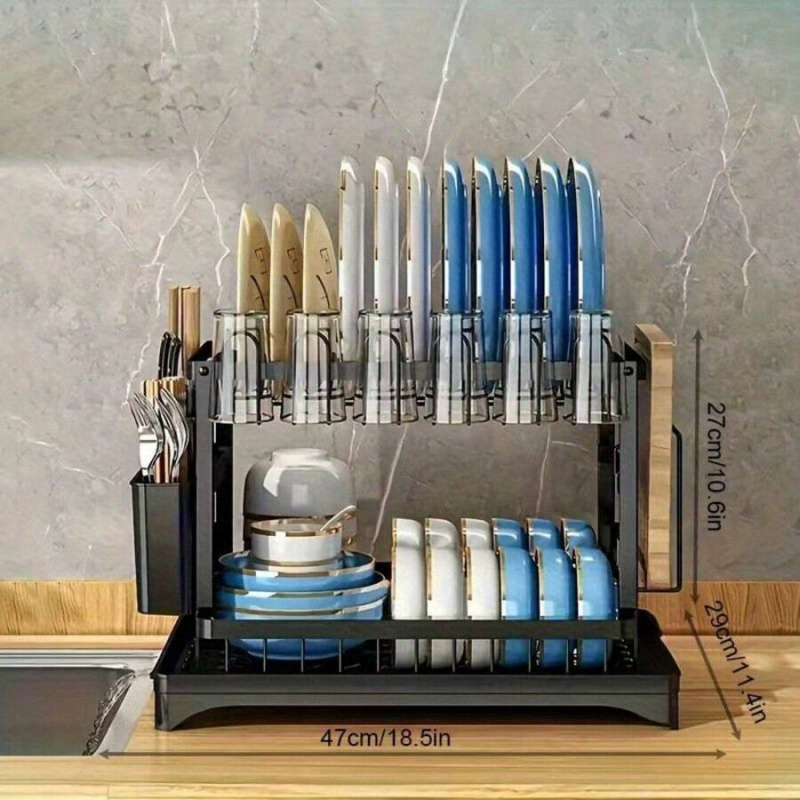 Rustproof Stainless Steel Dish - مراجعة Kitchen Utensil Holder وسعره