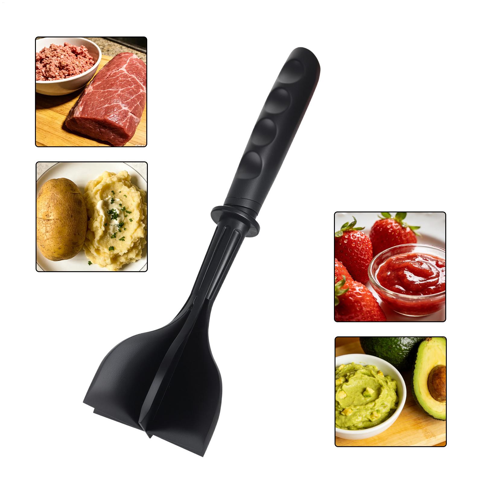 Meat Masher 6 Curve Heat Resis - مراجعة Kitchen Gadgets For Chefs وسعره