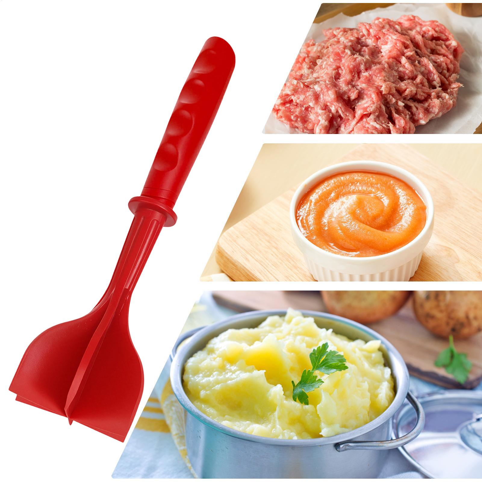 Meat Masher 6 Curve Heat Resis - مراجعة Kitchen Gadgets For Chefs وسعره