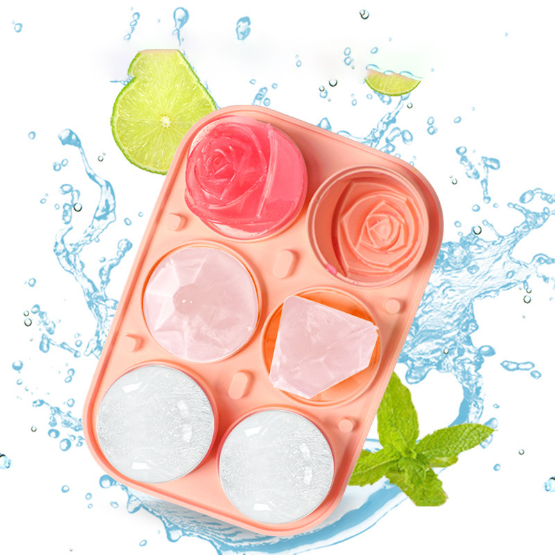 3D Rose Diamond Round Ice Cube - مراجعة Kitchen Utensil Holder وسعره