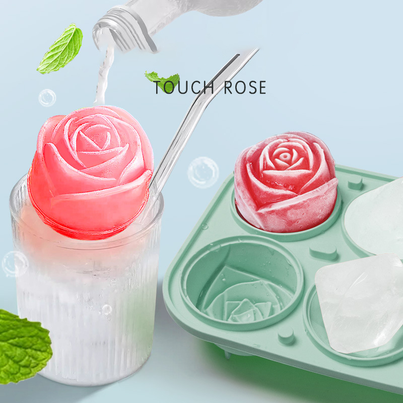 3D Rose Diamond Round Ice Cube - مراجعة Kitchen Utensil Holder وسعره
