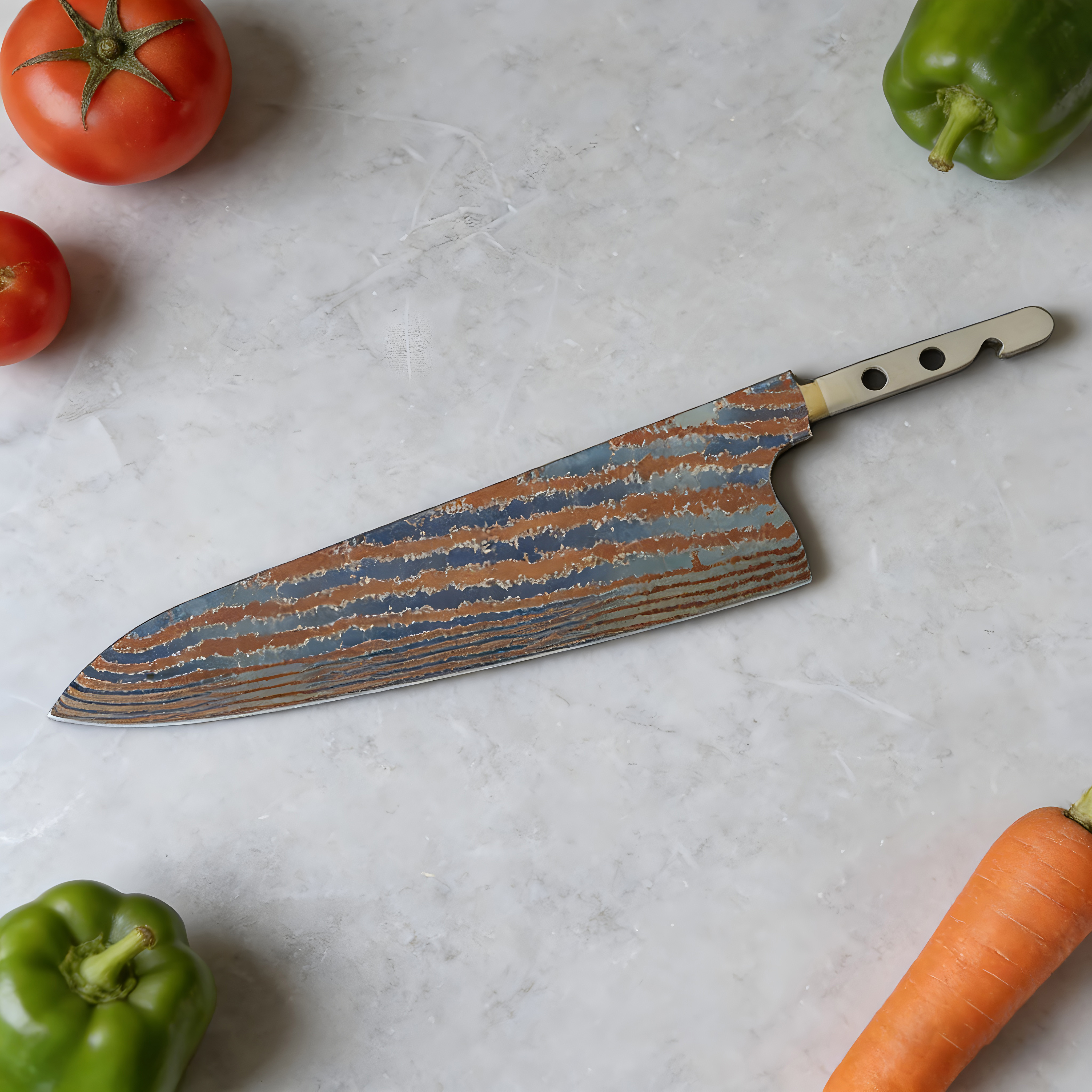 1PC,Chef Knife Blank Blade DIY - مراجعة Kitchen Gadgets For Chefs وسعره