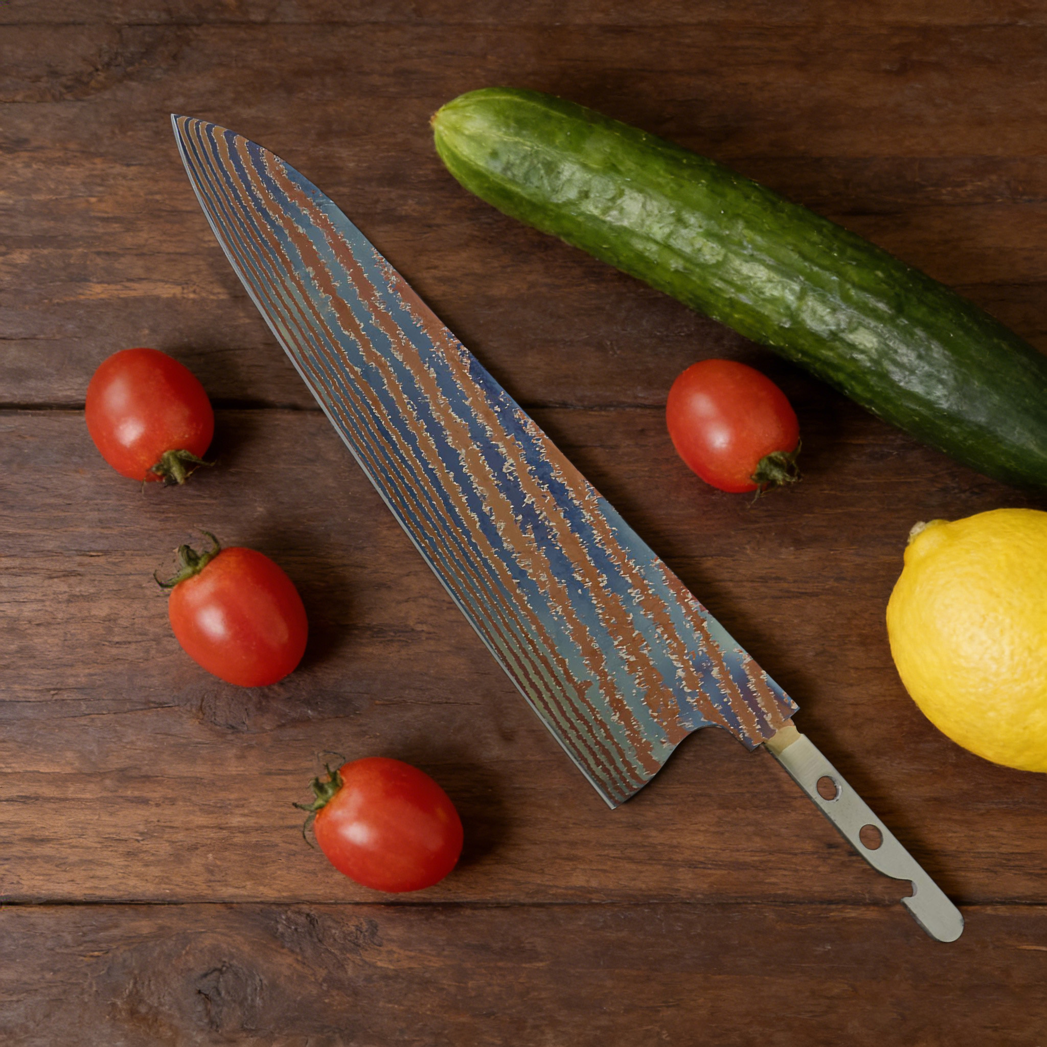 1PC,Chef Knife Blank Blade DIY - مراجعة Kitchen Gadgets For Chefs وسعره