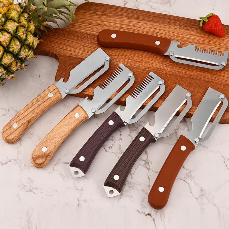 3 in 1 Serrated Peeler Knife f - مراجعة Kitchen Gadgets For Chefs وسعره