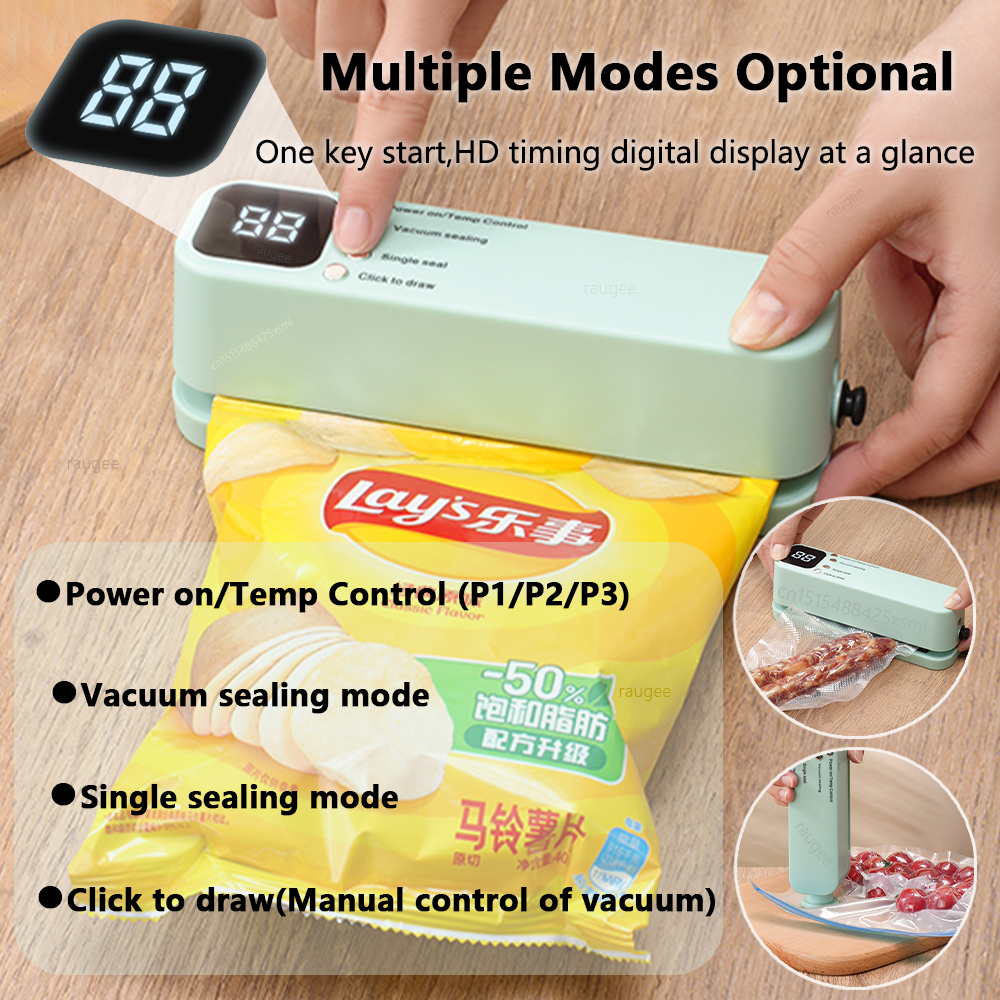 Vacuum Sealer Portable Mini Fo - مراجعة Food Vacuum Sealer وسعره