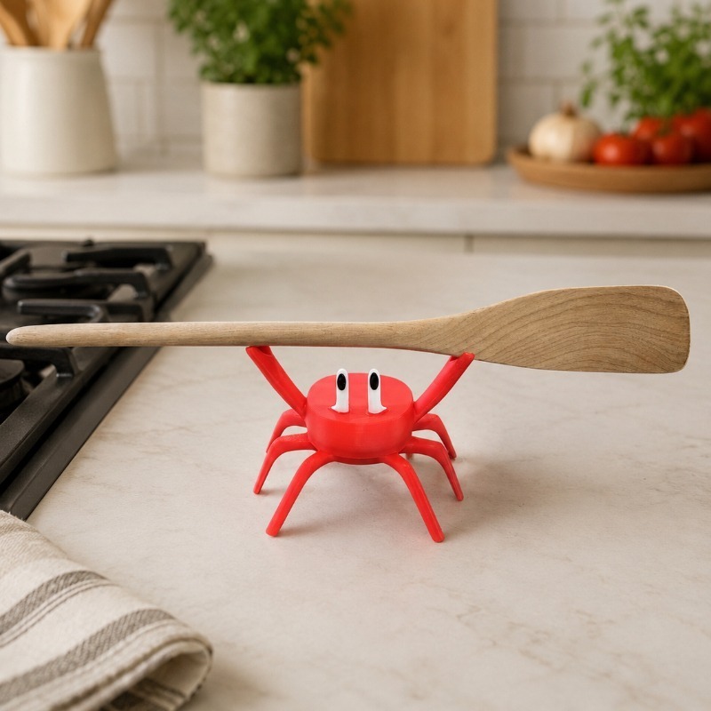 Red Crab Spoon Rest, Cute Crab - مراجعة Kitchen Gadgets For Gifts وسعره