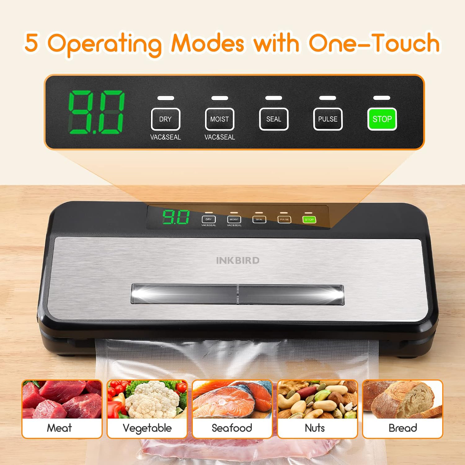 INKBIRD 3rd Vacuum Sealer with - مراجعة Food Vacuum Sealer وسعره