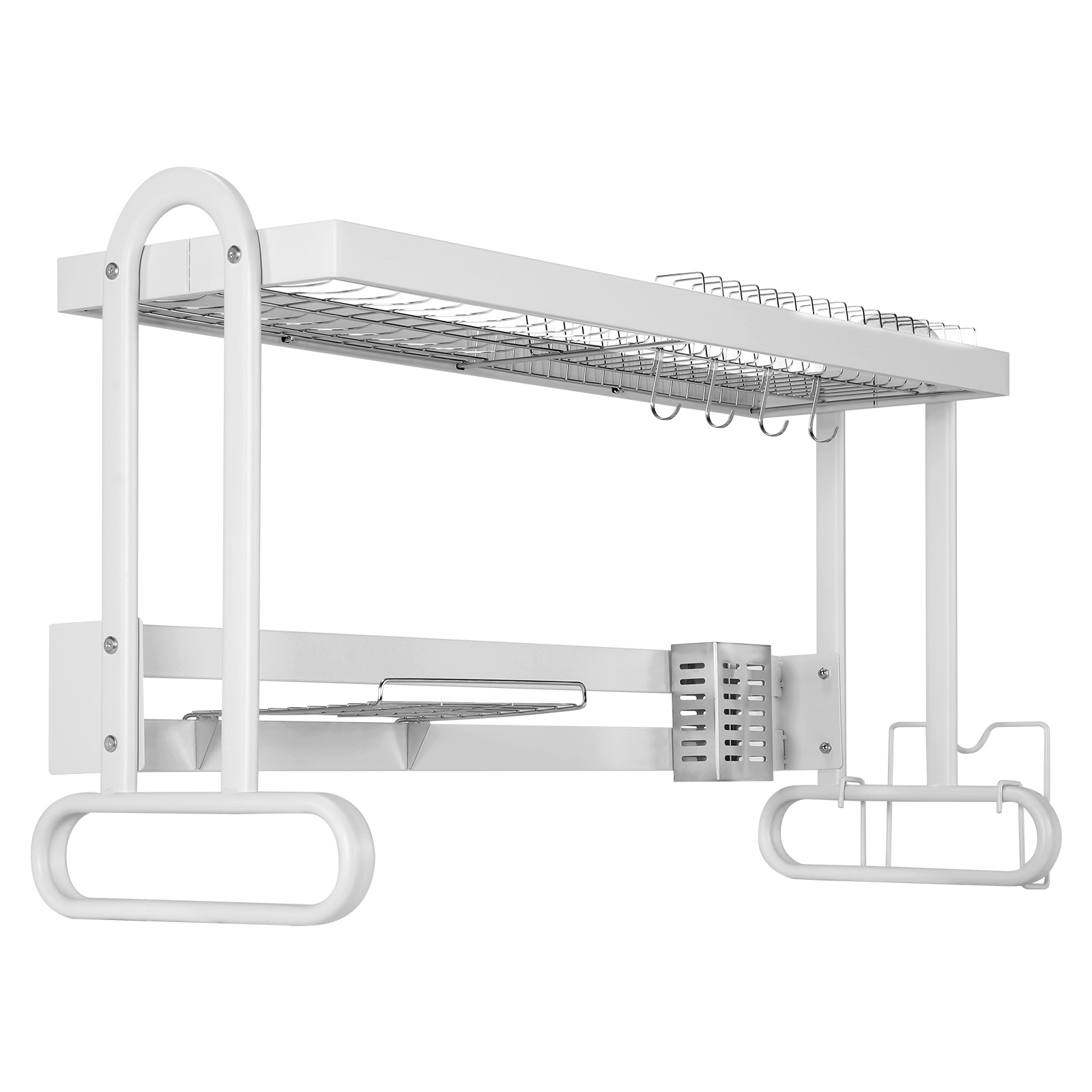 Stainless Steel Dish Drainer w - مراجعة Kitchen Utensil Holder وسعره