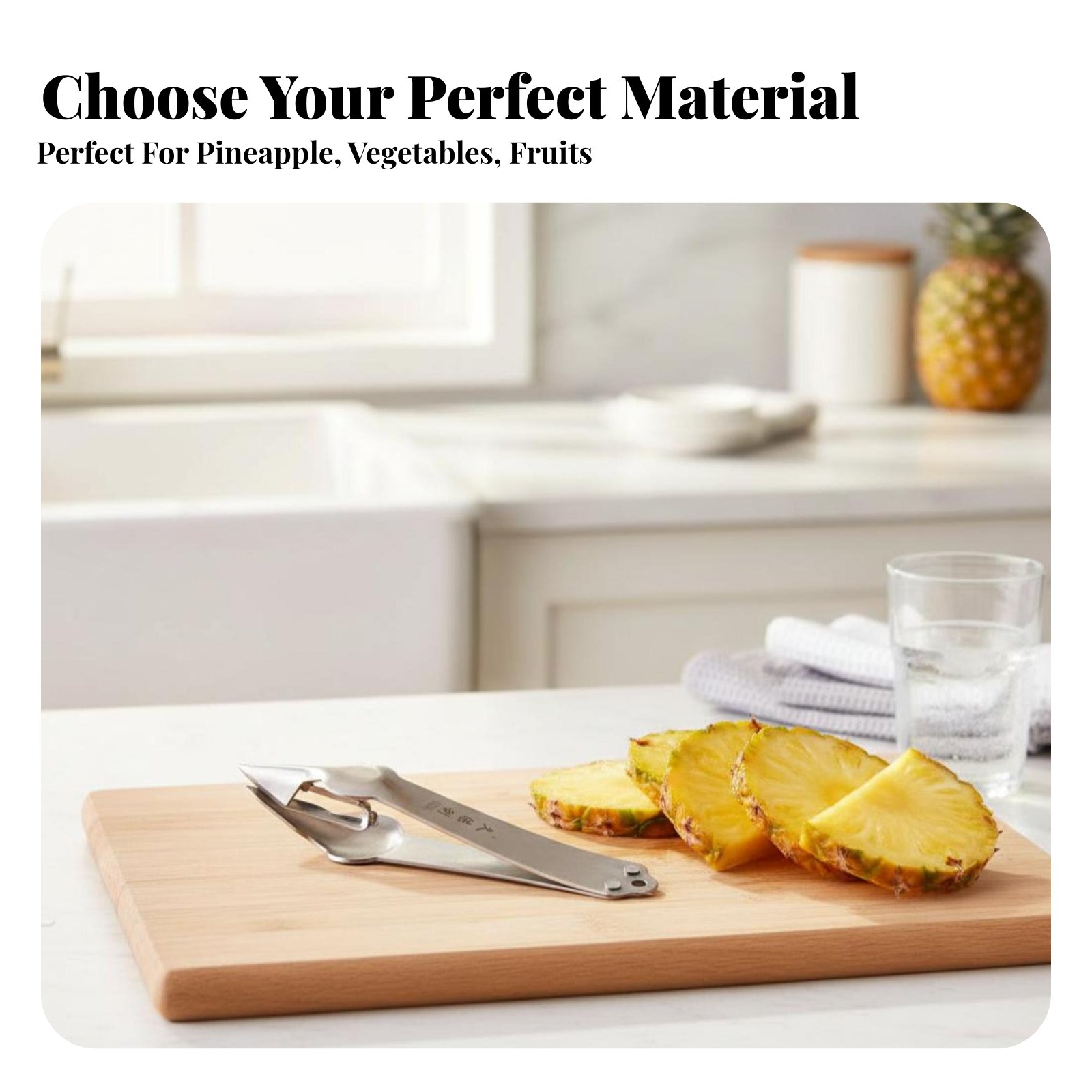 Pineapple Spot Remover Stainle - مراجعة Kitchen Gadgets For Chefs وسعره