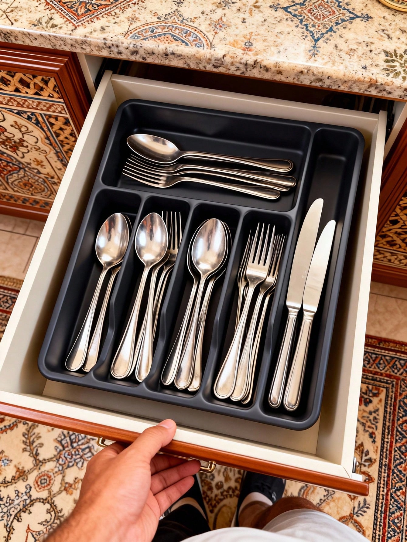 1pc Kitchen Spoon Holder, Uten - مراجعة Kitchen Utensil Holder وسعره
