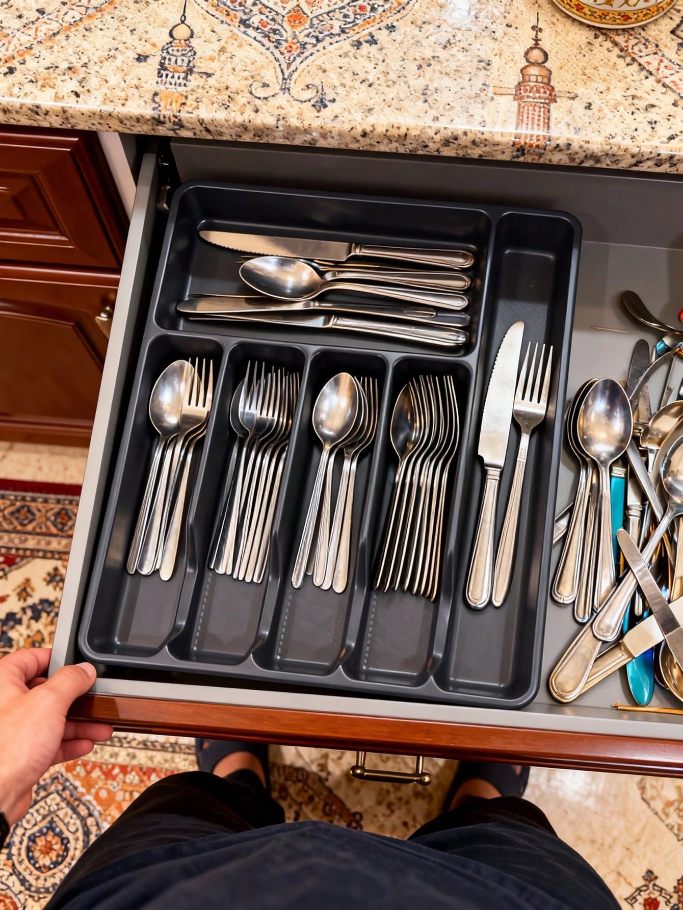 1pc Kitchen Spoon Holder, Uten - مراجعة Kitchen Utensil Holder وسعره