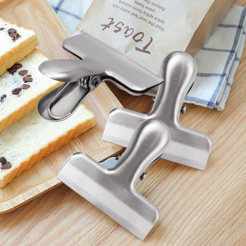 1/10x Metal Food Snack Bag Cli - مراجعة Kitchen Gadgets Photo وسعره