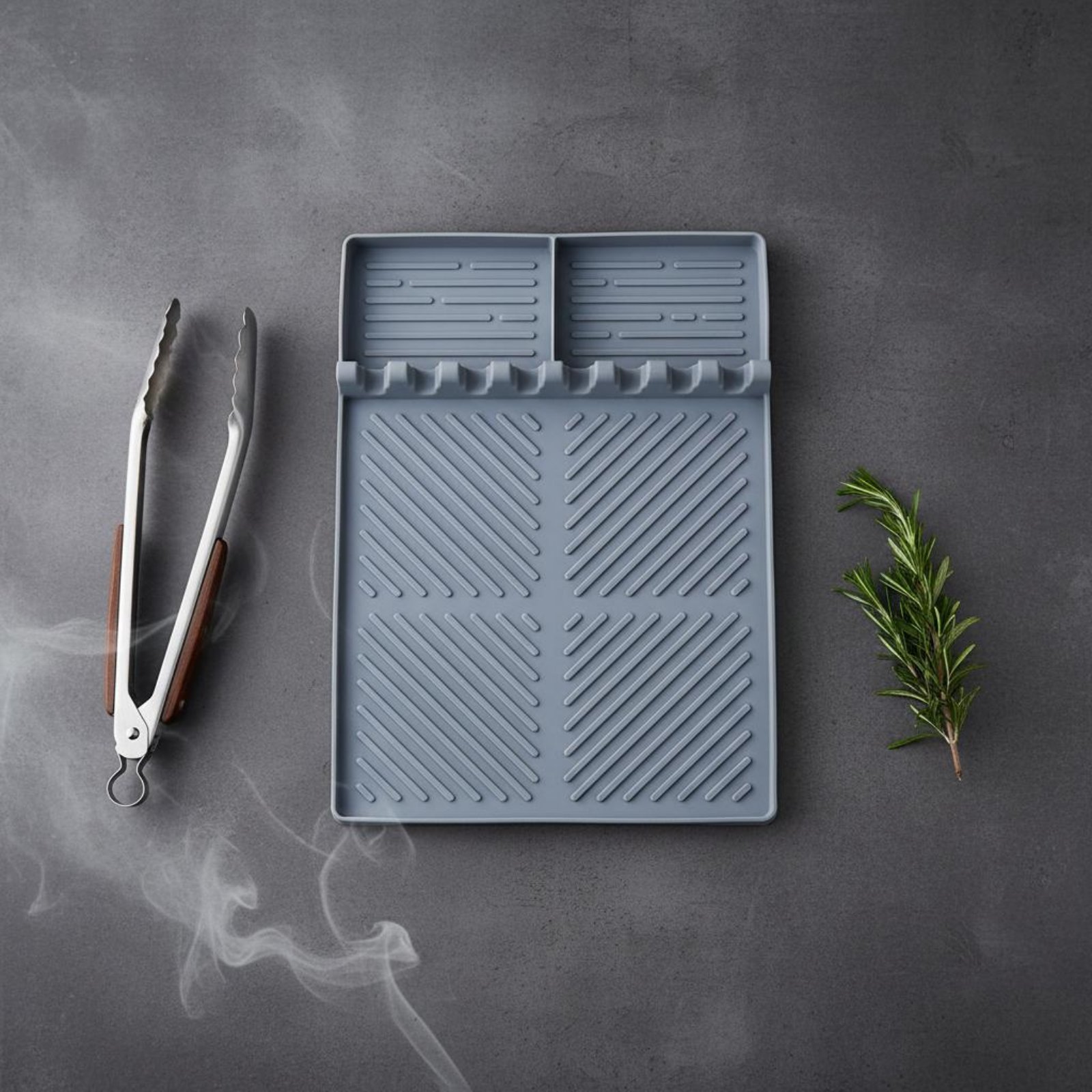 Cooking Side Shelf Mat Heat Re - مراجعة Kitchen Utensil Holder وسعره