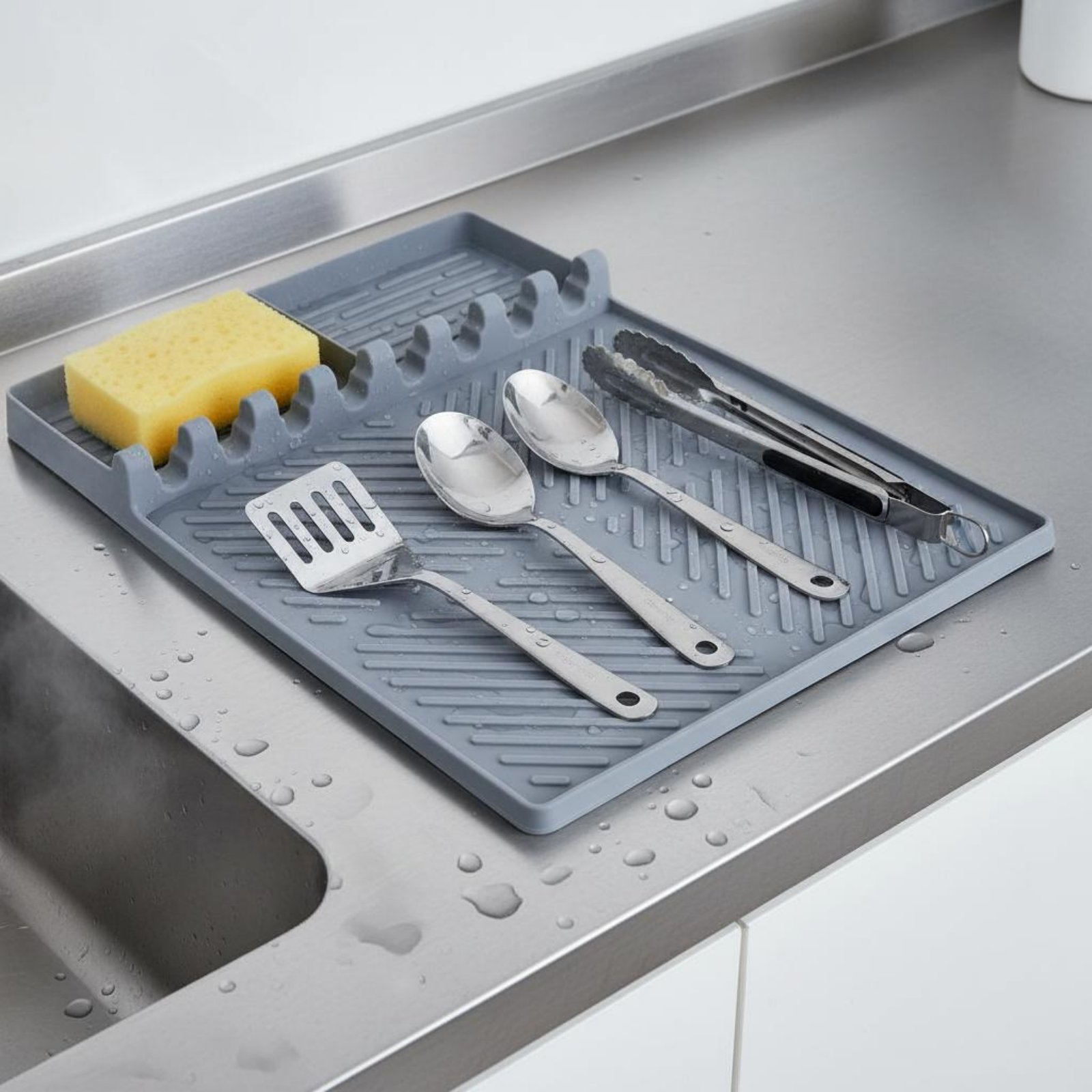 Cooking Side Shelf Mat Heat Re - مراجعة Kitchen Utensil Holder وسعره