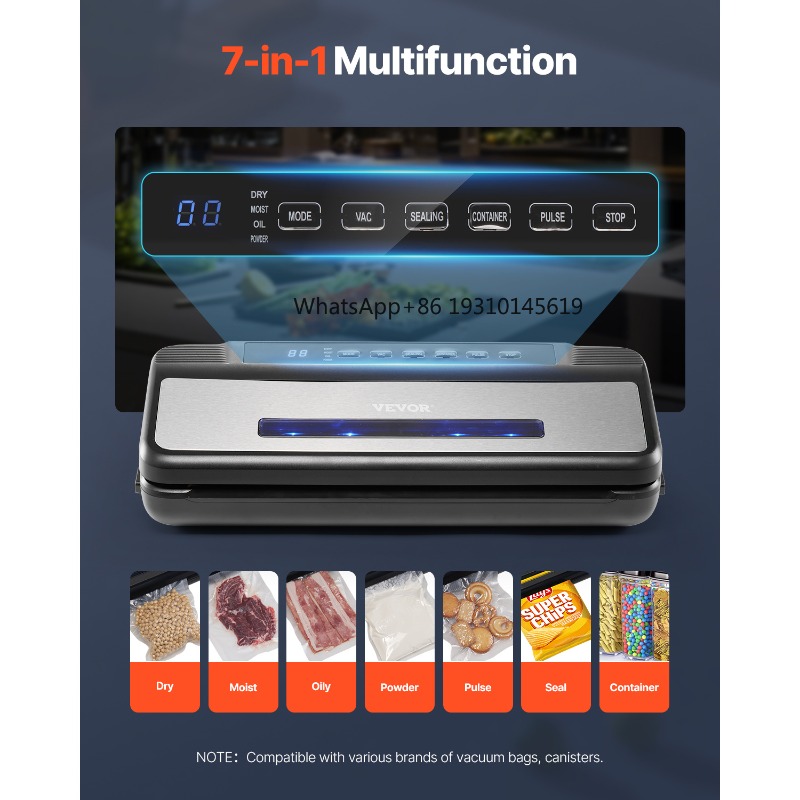 【From China】VEVOR 80Kpa 120W E - مراجعة Food Vacuum Sealer وسعره